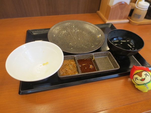 からやま定食（竹）完食
