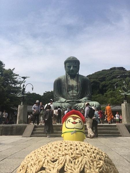 大仏さんの中に入ってみたンダ！