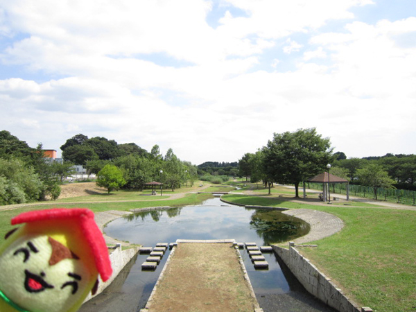 七里総合公園内の川