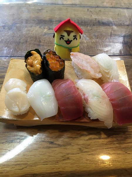 松島さかな市場　特上にぎり寿司