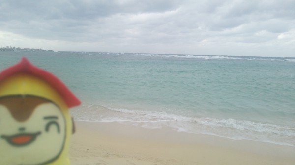 沖縄の砂辺
